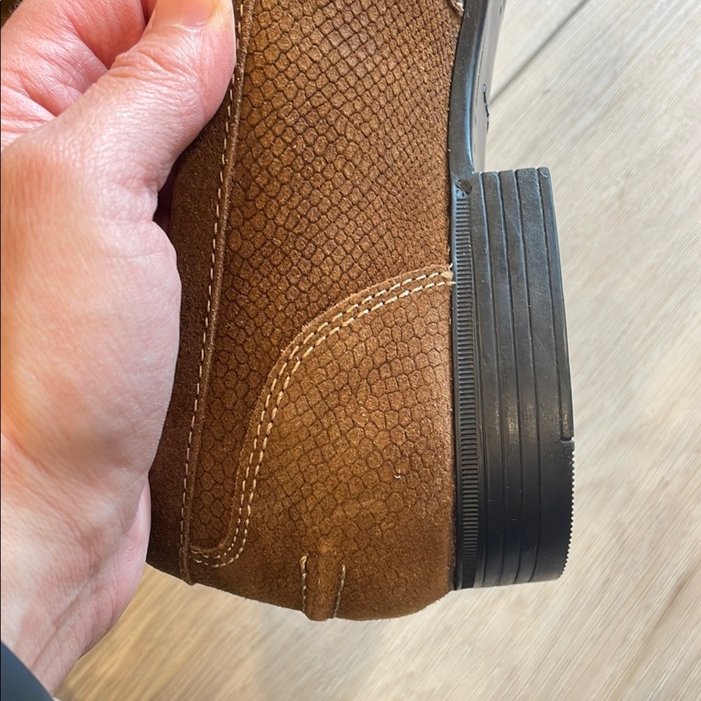 Steve Madden Brown Suede Loafers with Horsebit Detail - Picture 12 of 15